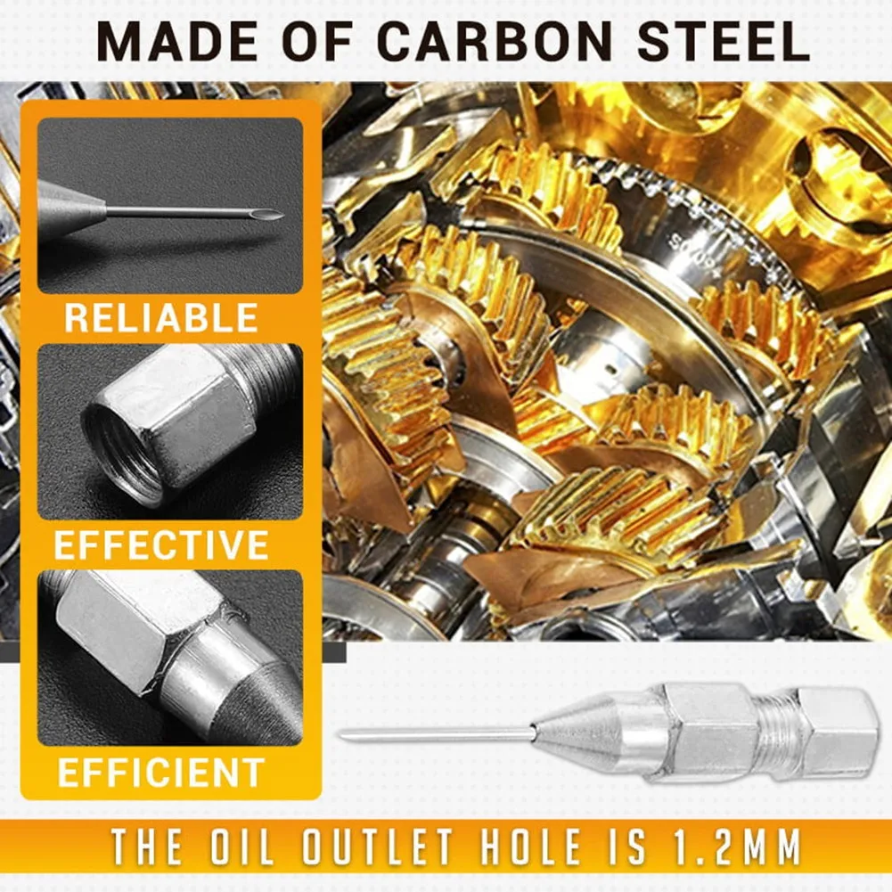 Ago naso strumento di grasso Dispenser ugello adattatore grasso ago punta della bocca ugello grasso accessori grasso 10 pezzi