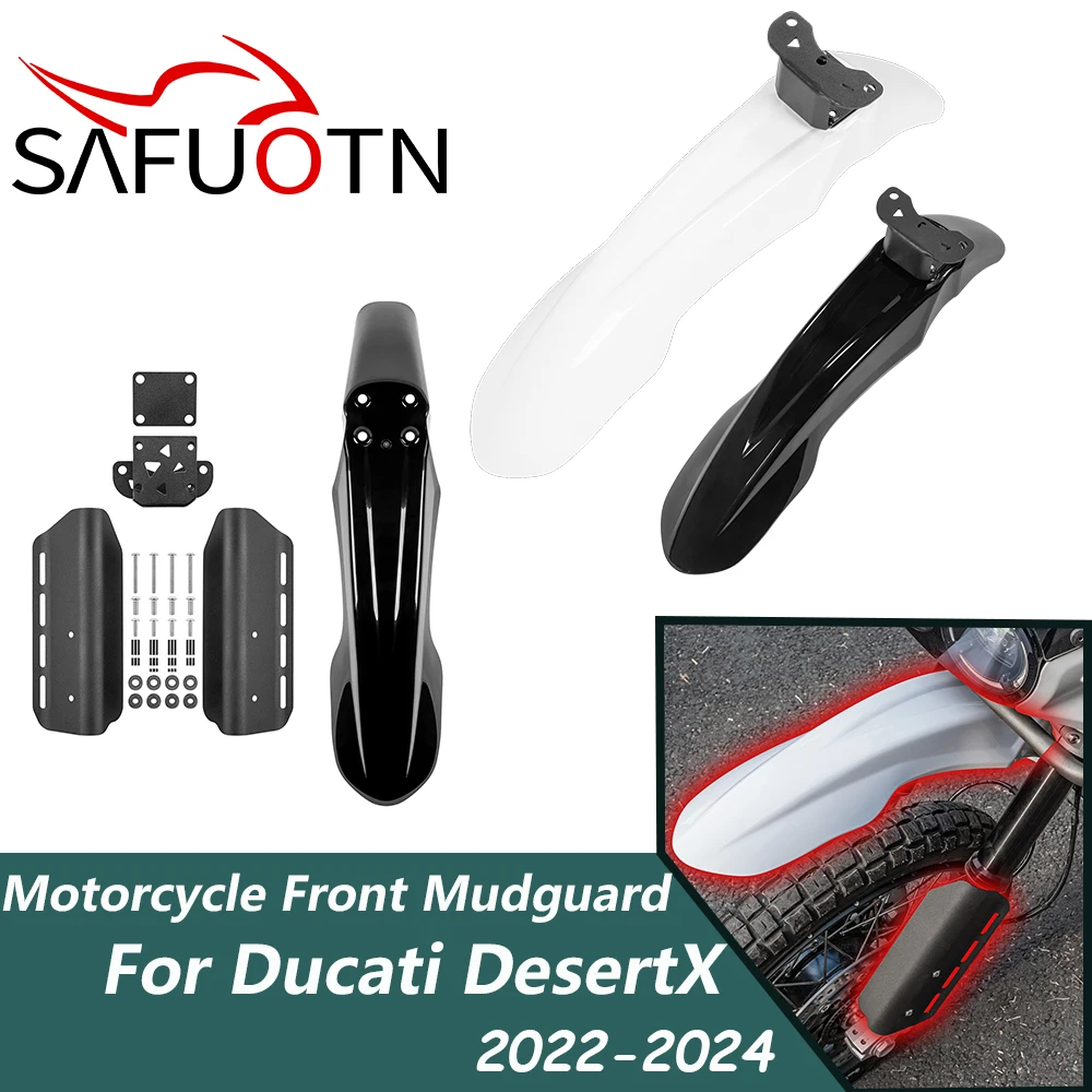 

For Ducati Desert X Front Mudguard Wheel Hugger Fender Cover For Ducati DesertX 2022-2024 Motorcycle Splash Guard Accessories