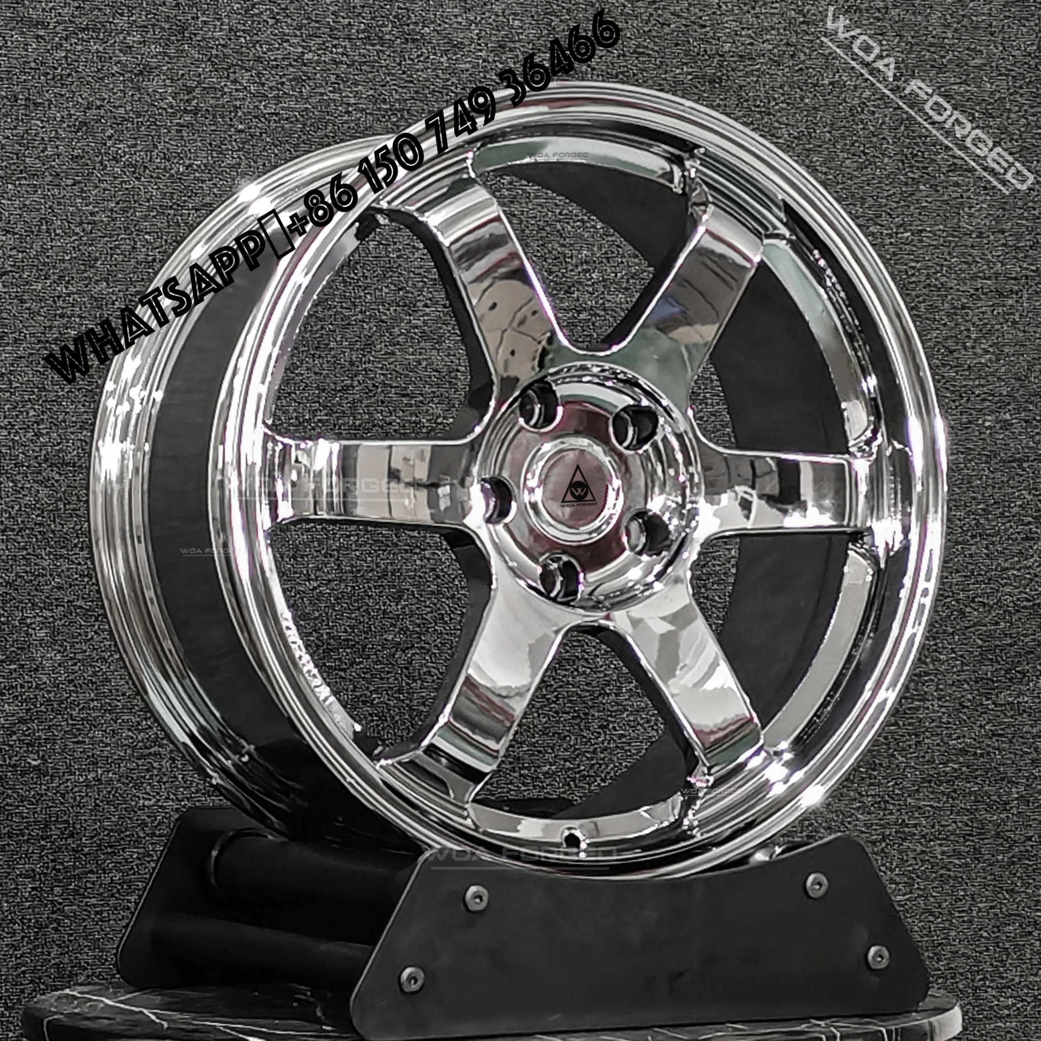 

Custom 6061-T6 Polished Chrome Forged Aluminum 40mm 25mm 98mm TE37 Deep Recessed Car Wheels 4x100/5x114.3 PCD 30mm 20mm 4 Pieces