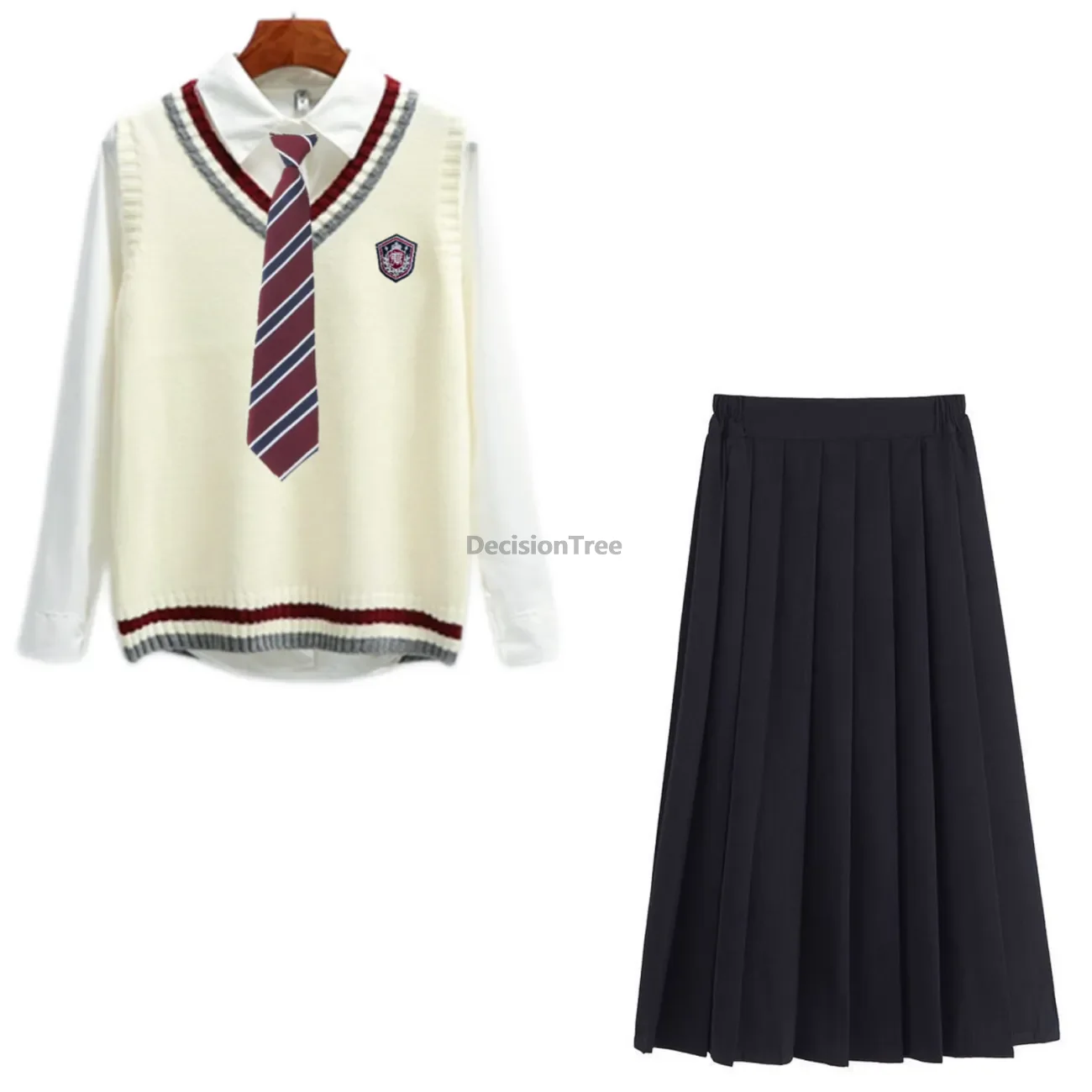 2025 stile college britannico autunno inverno caldo uniforme scolastica sport incontra performance corale uniforme jk dolce e gentile outfit