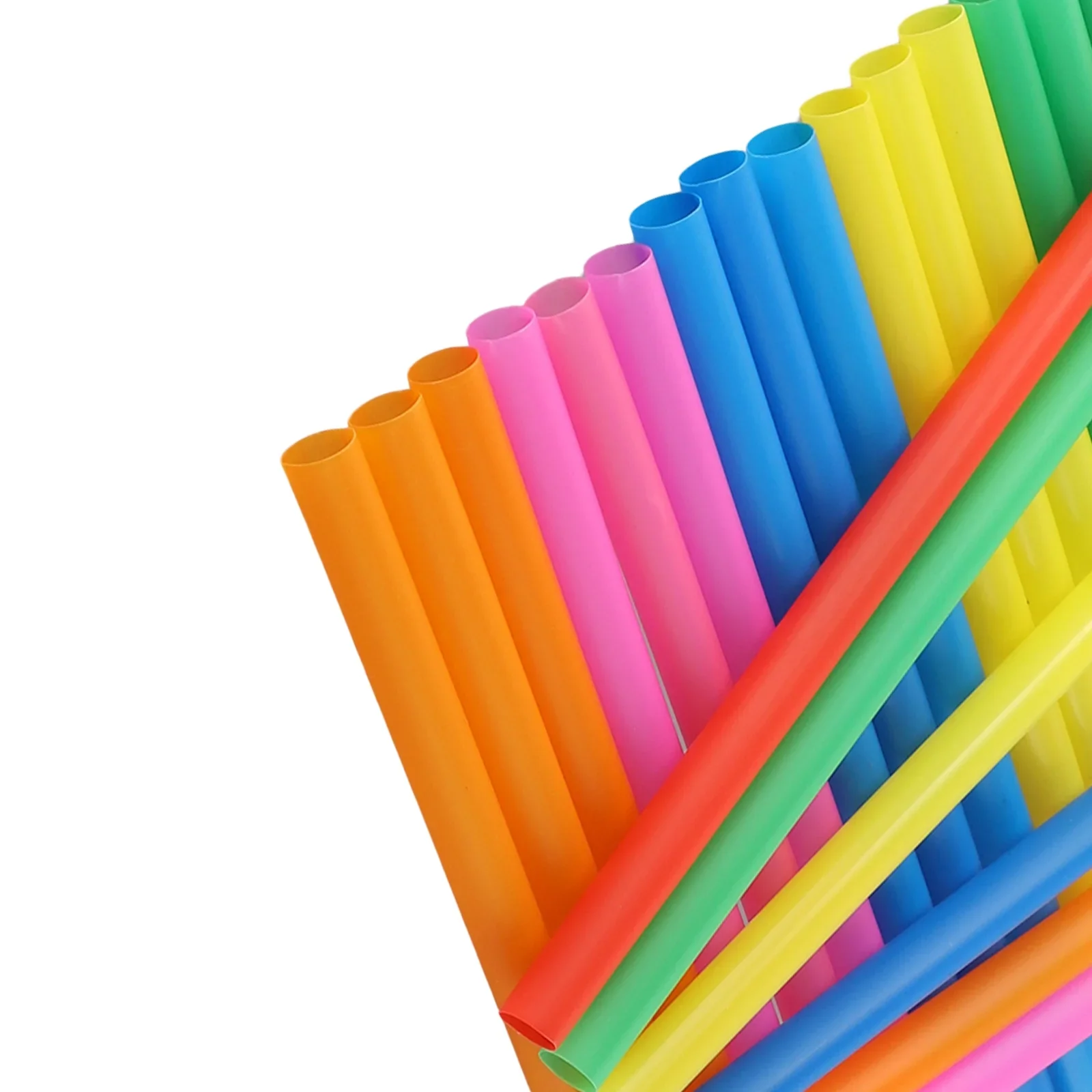 Straws High Quality Straight Clear Straws for Boba Bubble Tea Fat Drinking Smoothie Milkshake Bulk Pack of 100