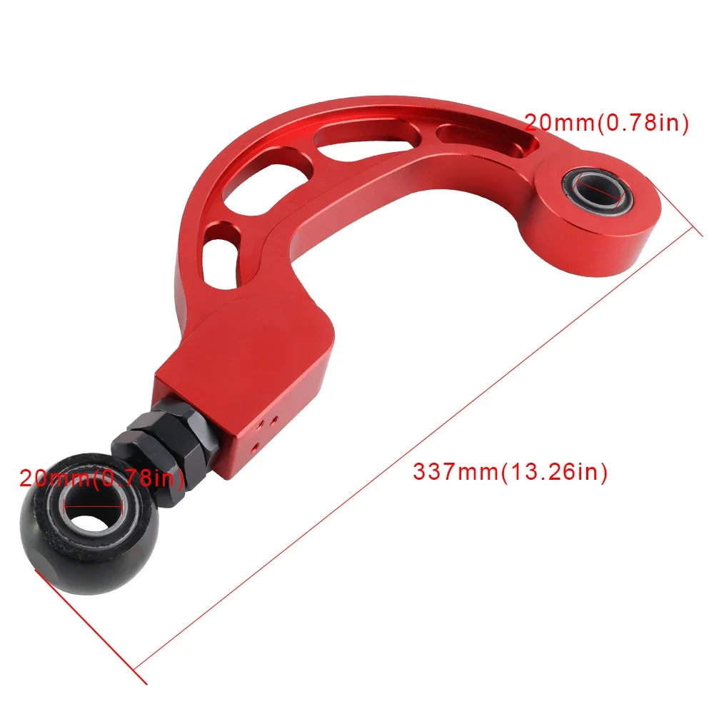 Red Rear Camber Arm Kit Adjustable For Volkswagen GTI MK5/MK6/MK7 Jetta (A5/A6/A7) Passat (B6/B7/B8) AUDI A3 / A3 QUATTRO (8P)