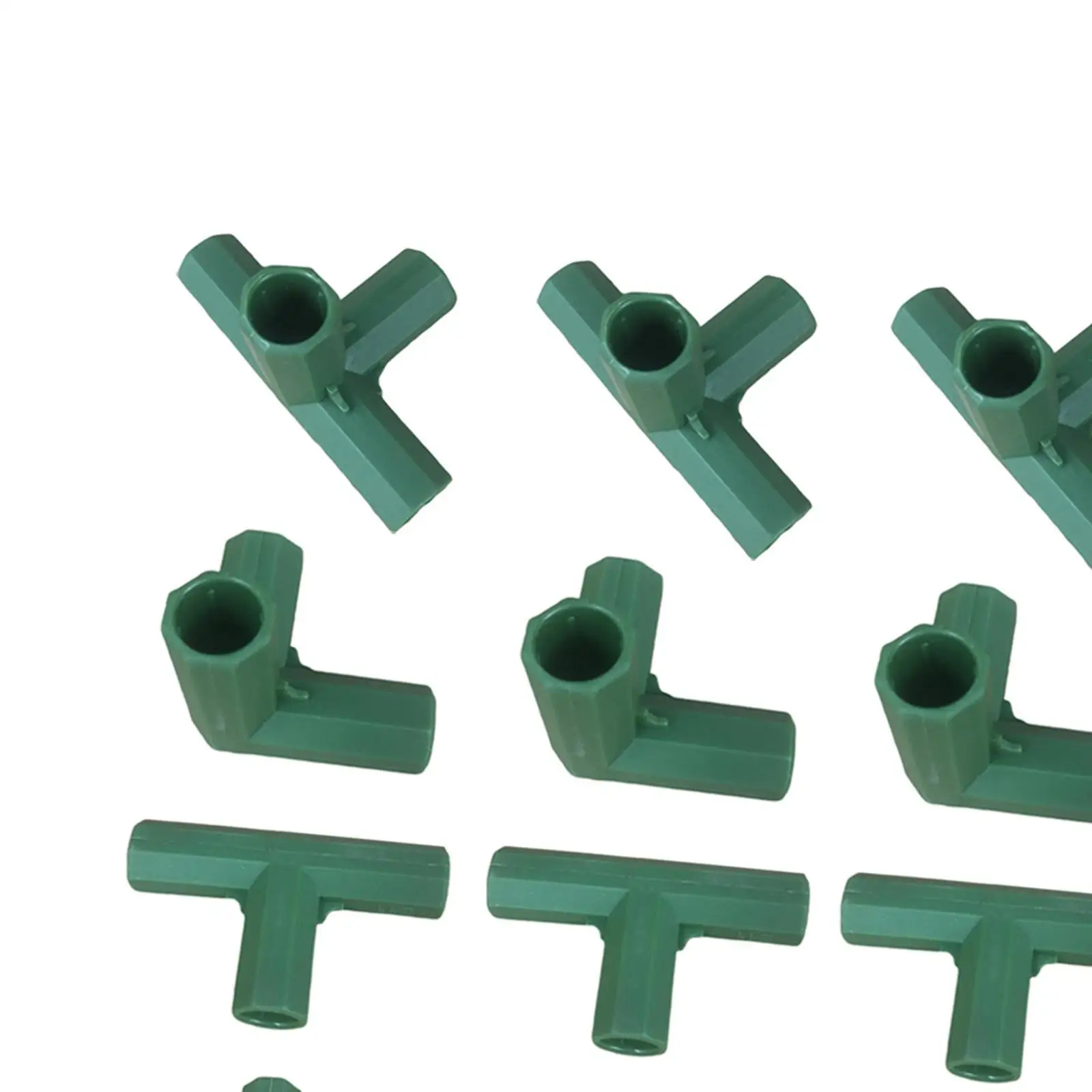 

20x Durable Green Greenhouse Joints for Plant Shelves,Furniture Connectors