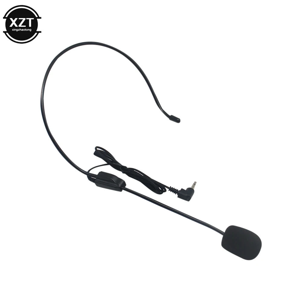 Усилитель голоса портативный 3,5 мм проводной микрофон гарнитура Студия конференций руководство речи динамик стенд наушники высокое качество
