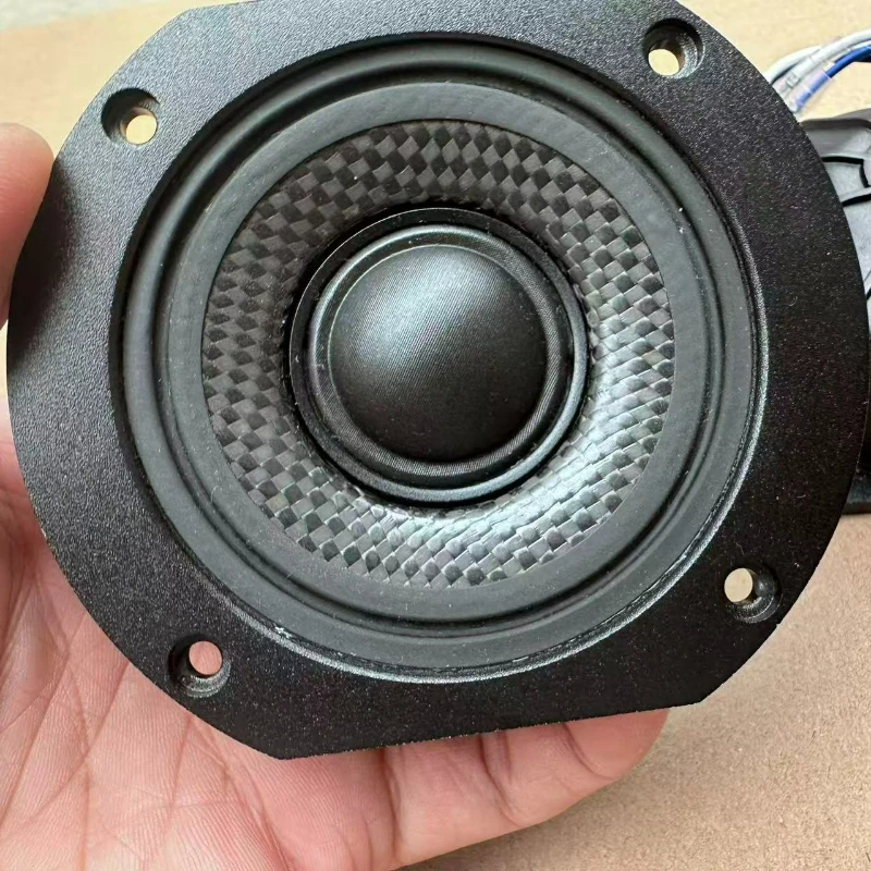 SOTAMIA 1pcs 3 Inch 8 Ohm Aluminum Frame Coaxial Mid Tweeter Sealed Carbon Fiber Alto 30W Silk Film Tweeter 20W Speaker