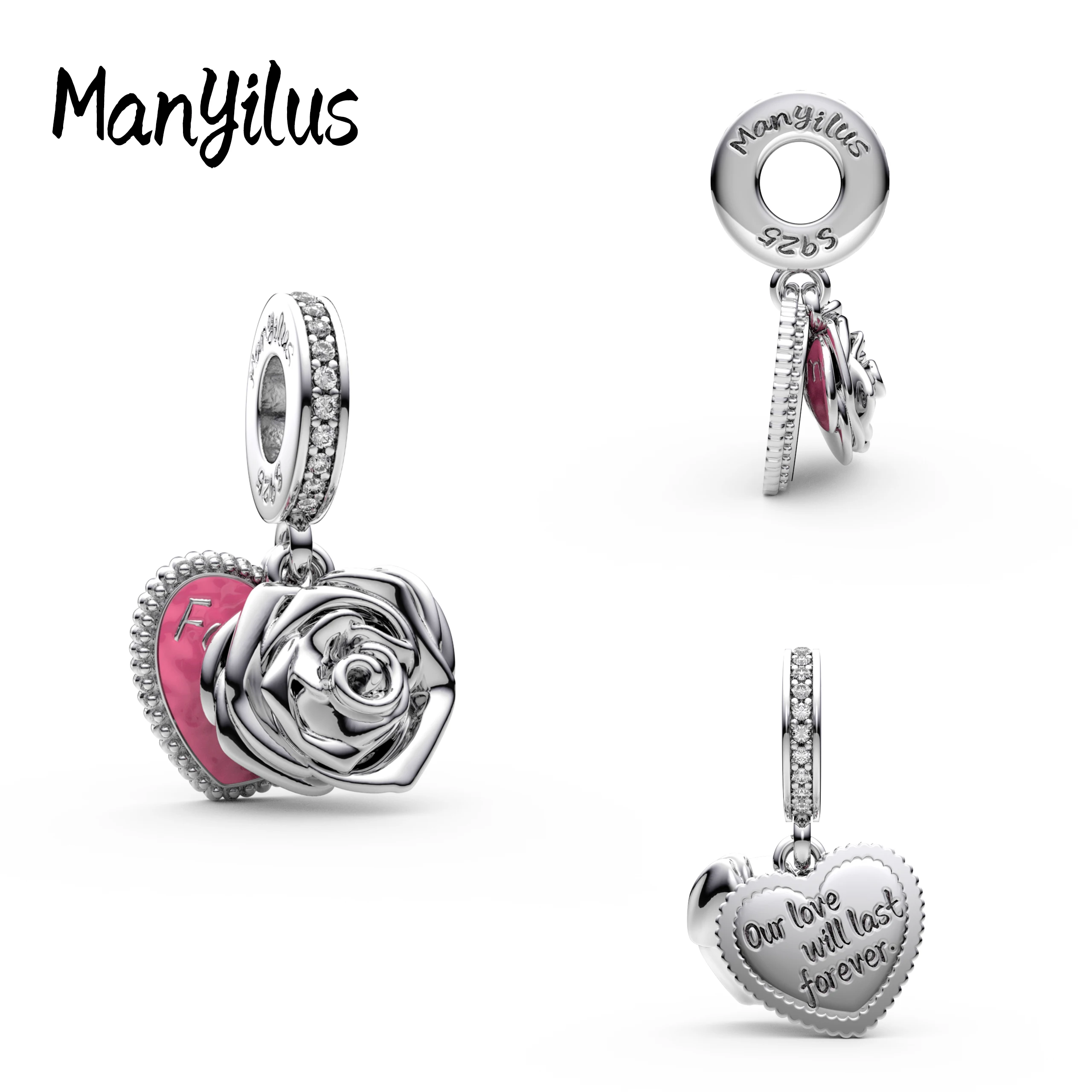 

Manyilus Charms Plata 925 Charms 925 Originales Bracelets Jewelry Making Beads for Needlework Bracelet Charm Mother's Day S925