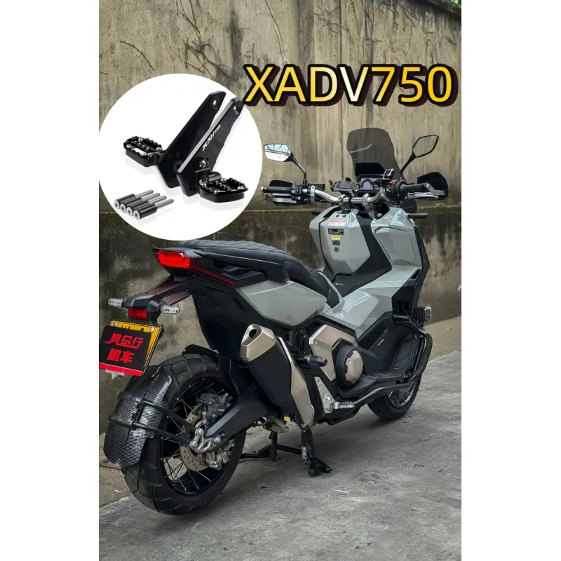 

For HONDA X-ADV XADV 750 XADV750 2021 2022 2023 Accessories Folding Rear Foot Pegs Passenger Foot Rest Pedal Footrest Footpegs