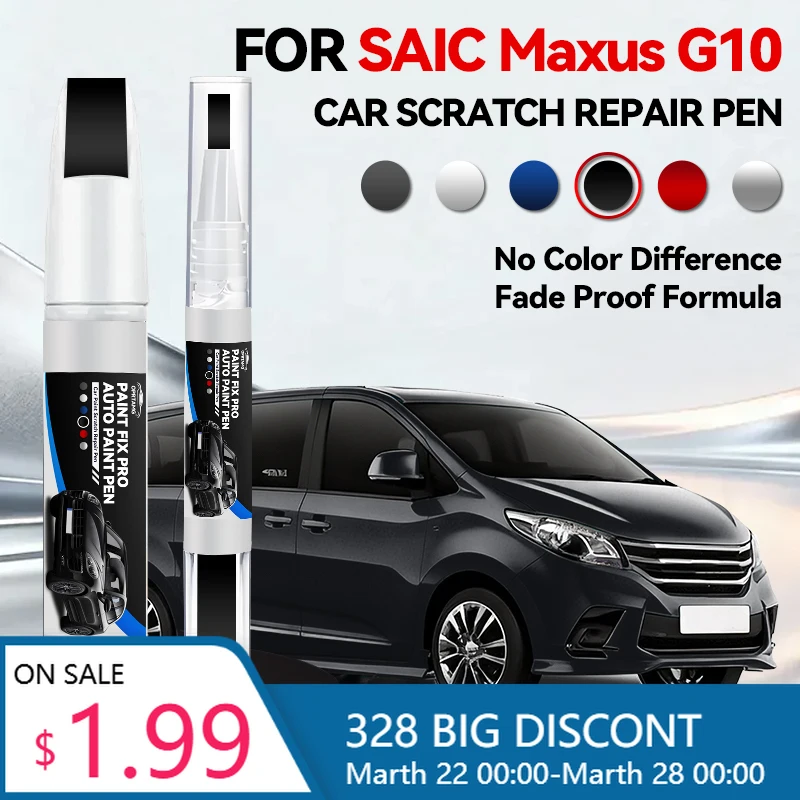 

Ручка-корректор для ремонта краски, средство для удаления царапин, аксессуары для авто DIY, для SAIC Maxus G10 2011-2019, черный, белый, золотой, серебристый, серый, синий