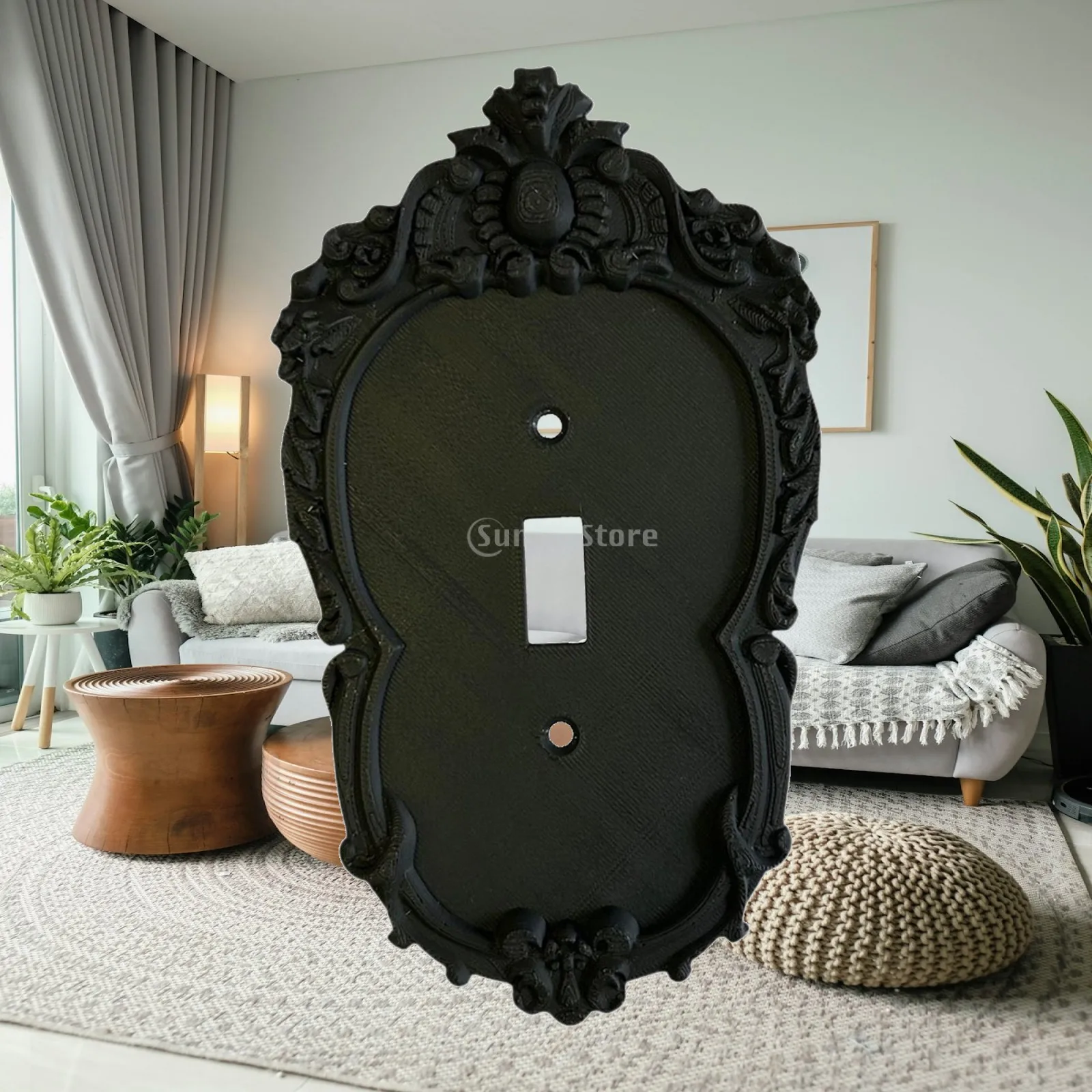 Electrical Cover Wall Plate Easy to Install Decorative Home Art Decoration Vintage Style Outlet Cover for Home Use Bedroom