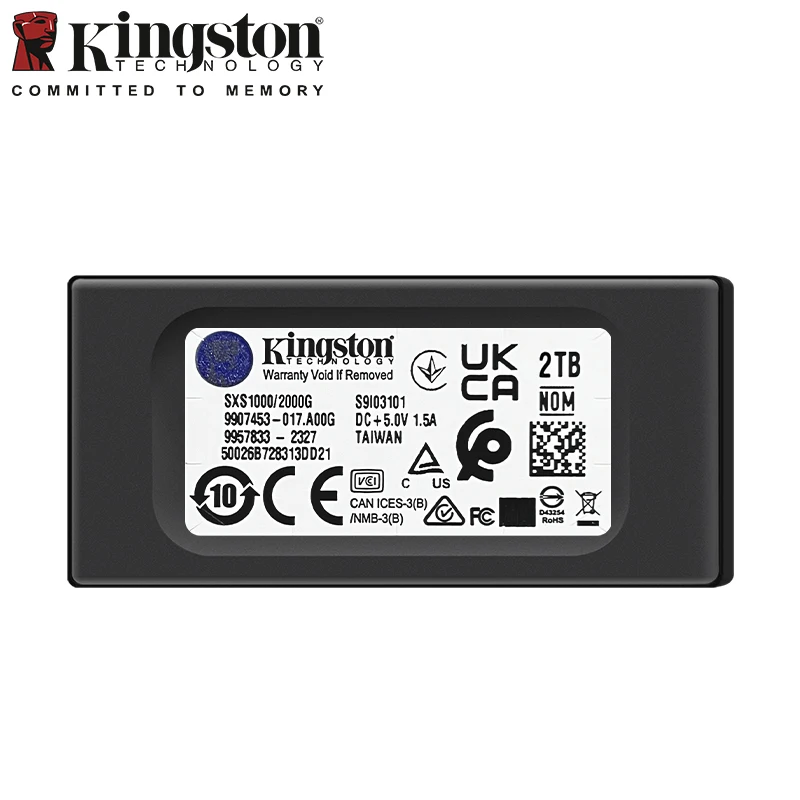 Kingston-Disque Dur Externe SSD XS1000, 1 To, 2 To, Max 1050 Mbumental, USB 3.2, Type-C, pour PC