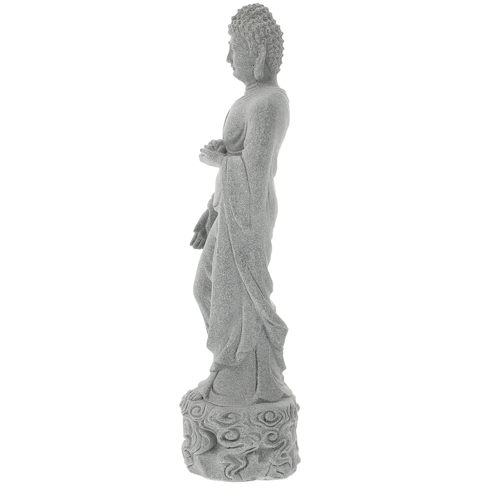 

Buddha Statue Decorative Figurine Fish Tank Aquarium Garden Home Desktop Adornment nament Bluestone Powder Non Fading Sculpture