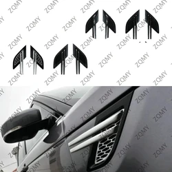 1pcs Glossy Black Car Front Fender Vent Mesh Grille Cover Decoration Trim For Land Rover Range Rover Sport 2014 2015 2016 2017