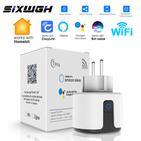 WiFi Homekit Socket Smart EU Plug 16A Power Monitor Timer Function For Apple Product Support Google Home SmartThings Siri Alexa