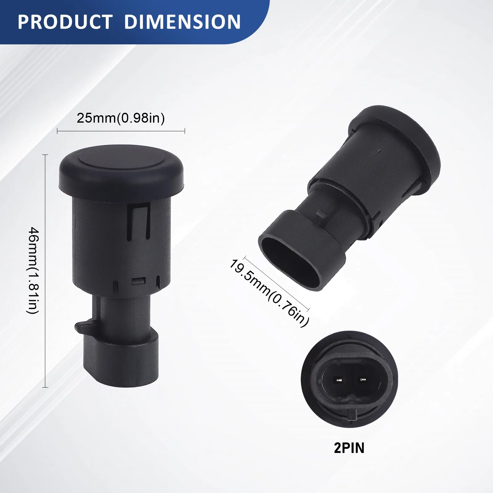 22863048 مفتاح تحرير زجاج النافذة للباب الخلفي 12 فولت 5A IP68 مقاوم للماء أسود لسيارة تشيفي تاهو جي إم سي يوكون كاديلاك إسكاليد 2007-2014 #1