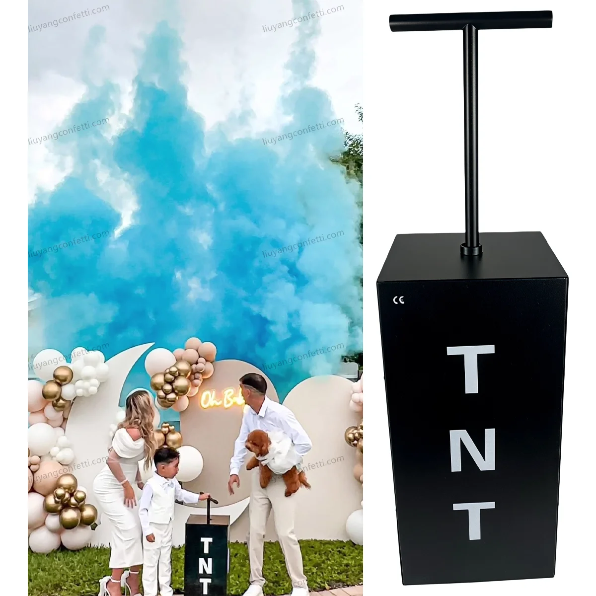 Geslachtsonthullingsmachine en - Confetti Cannon Tube recensie en prijs