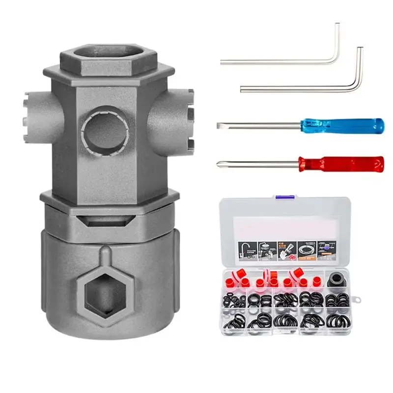 

1 Apr.16 In 1 Wrench Faucet Wash Basin Faucet Water Spout Angle Valve Core Tool Kitchen Accessories For Household