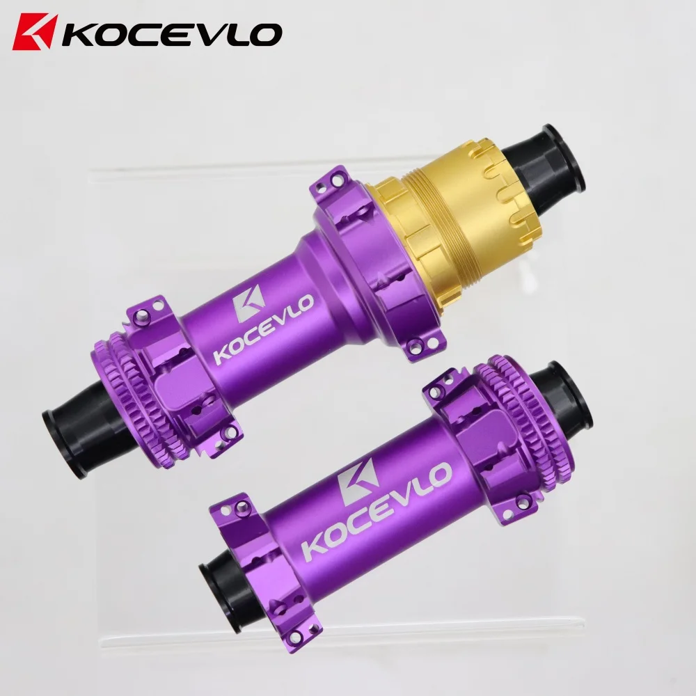 KOCEVLO Road Disc hub 36T Star Ratchet 24 Hole Straight pull Center Lock Disc Road Bike Hub for Shimano/Sram XDR 12 Speed