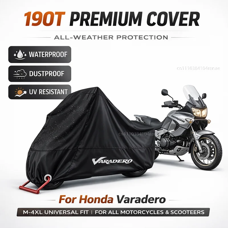 

For Honda Varadero XL1000 XL 1000 125 V XL1000V XL125V XL125 Motorcycle Cover Waterproof Dustproof UV Protection All Season