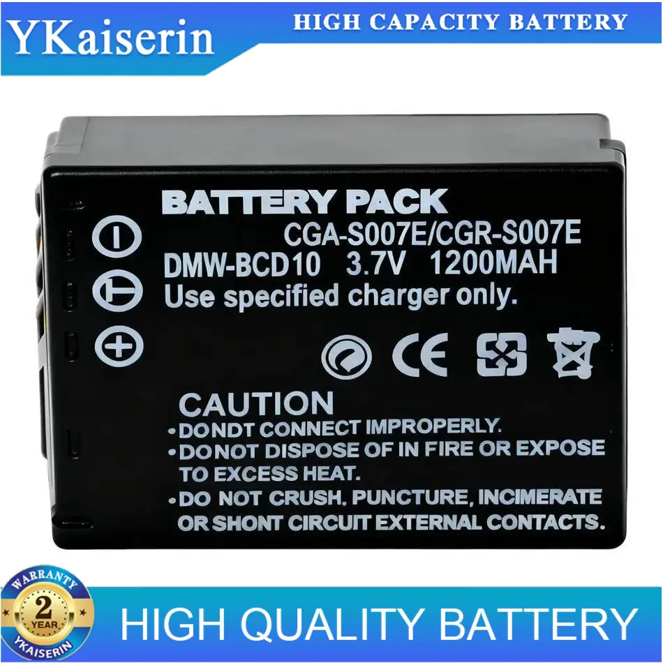 1200Mah Cga-S007E H…