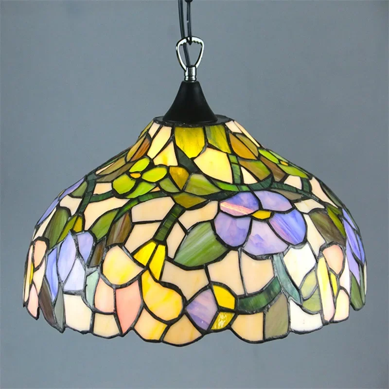 DEBBY Tiffany Pendant Light Contemporary LED Creative Colorful Lamp Fixtures For Home Dining Room