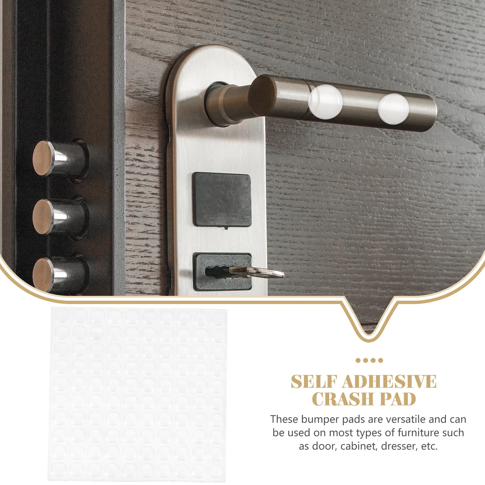 

Cabinet Door Bumper Pads 1 Sheet Transparent Adhesive Bumpers For Furniture Drawer Cabinet Protector Stopper Noise