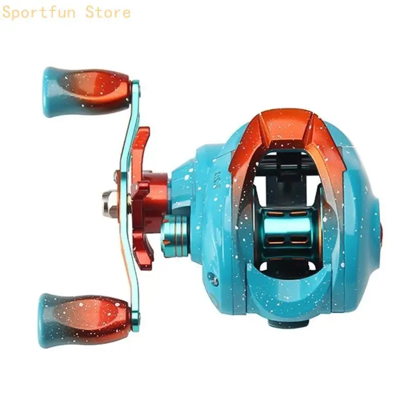 

X7JD Metal Spool Fishing Reel Corrosions Resist Saltwater Freshwater Baitcasting Reel