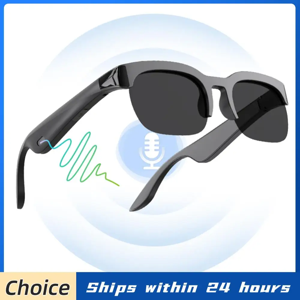 

Умные очки с ИИ-переводчиком, музыкальные и звонковые функции, Bluetooth-очки, защита от УФ-излучения, наушники для активного отдыха для мужчин и женщин