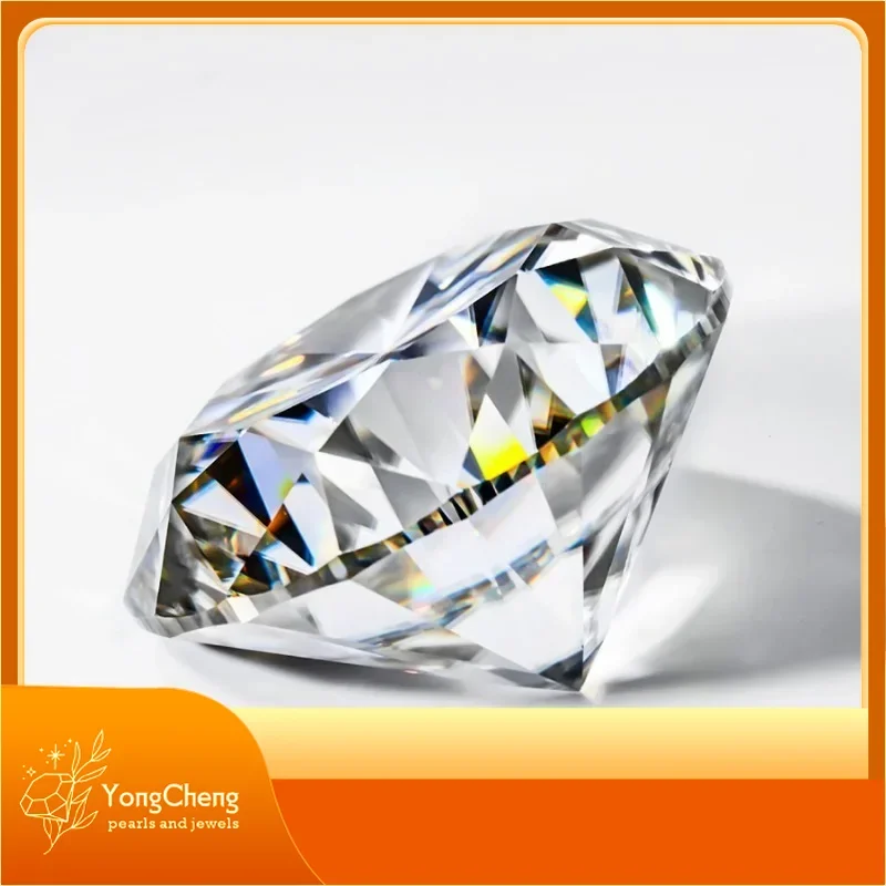 

Moissanite Stone Top D Color Vvs1 Excellent White Round Cut Advanced DIY Charms Jewel Rings Earrings Making With Certificate