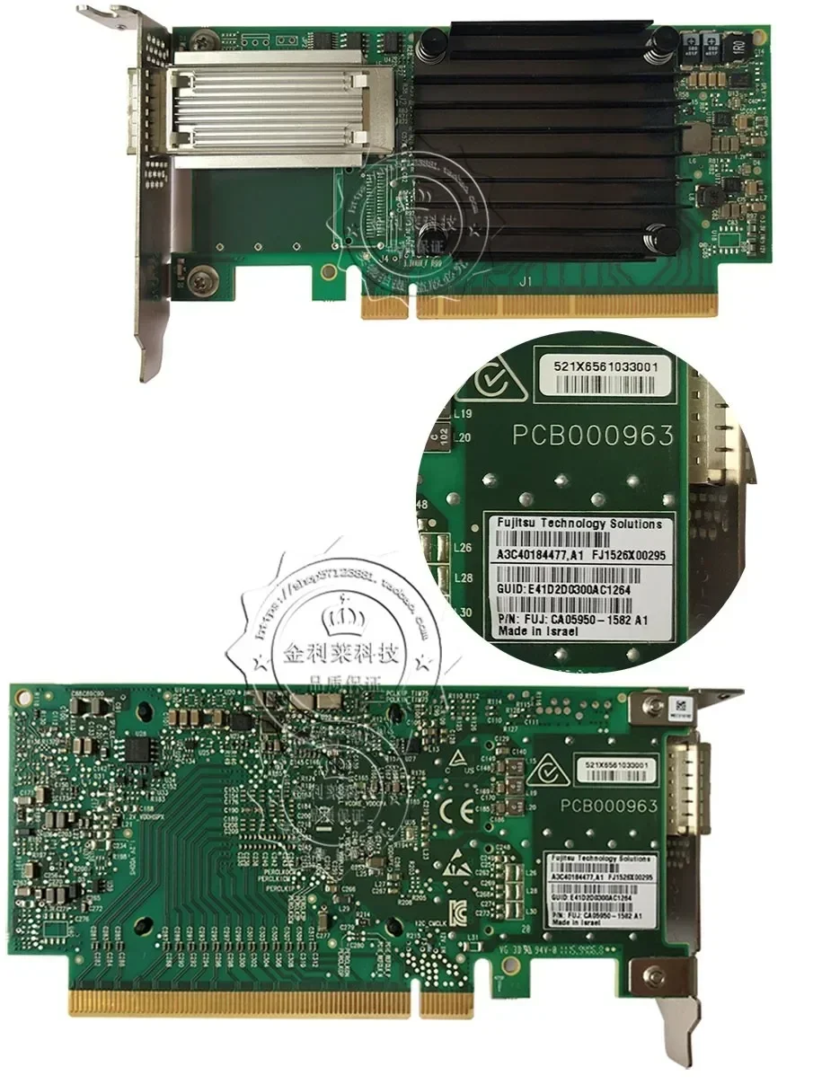 MCX455A-ECAT ConnectX-4 100G VPI IB Network Card Single Port Network Card