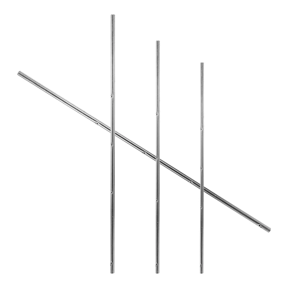 4 szt. Metalowe drążki do piłkarzyków, zamienne uchwyty do stołu do piłki nożnej, akcesoria do stołu do piłki nożnej, żelazne drążki