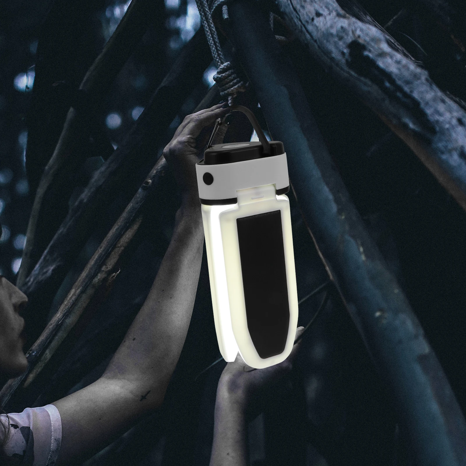 

1Set Foldable LED Outdoor Camping Emergency Light USB Rechargeable Tent Lamp Durable Portable Night Market Lamp