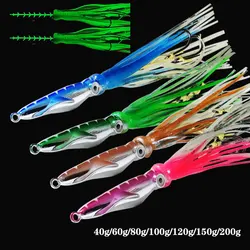 Jig Head con falda de pulpo – Cabeza plomada para jigging lento