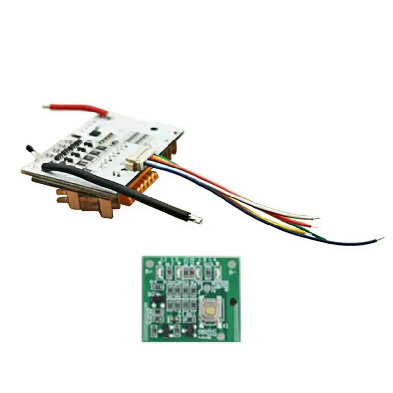 HRBAJ-2X BL1820B Lithium Battery Case 5X18650 BSM PCB Balanced Charging Circuit Board LED Label Box For 18V BL1815
