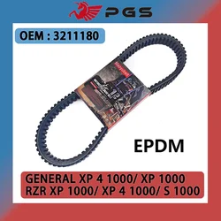 3211180 RZR 1000 CVT UTV EPDM high Quality Drive Belt For Compatible with Polaris RZR XP 1000/ XP 4 1000/ S 1000 General XP 1000