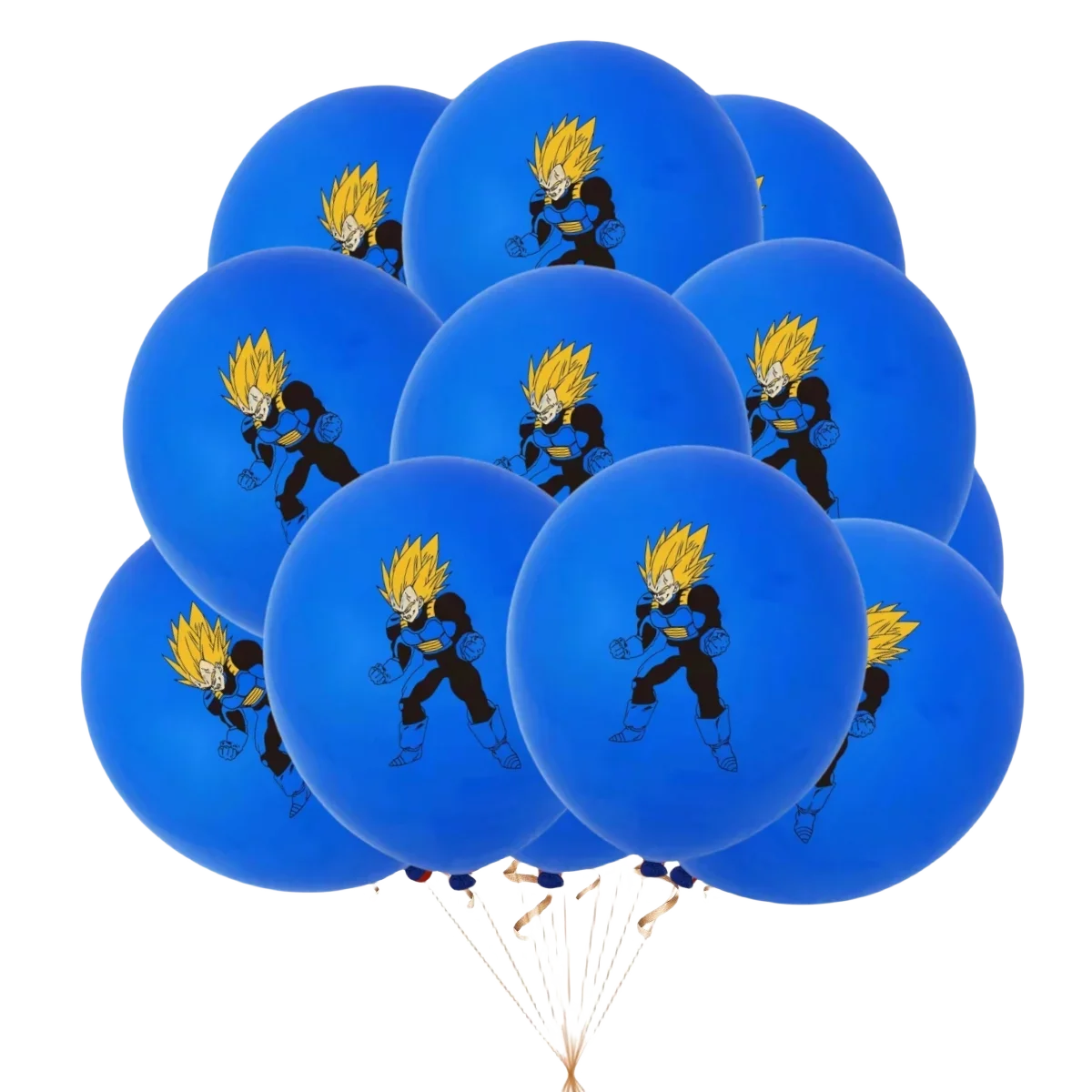 Ballons en latex Dragon Ball, décorations de fête d'anniversaire, dessin animé Son Goku, baby shower, cadeau pour enfants, fournitures de fête, 12 po