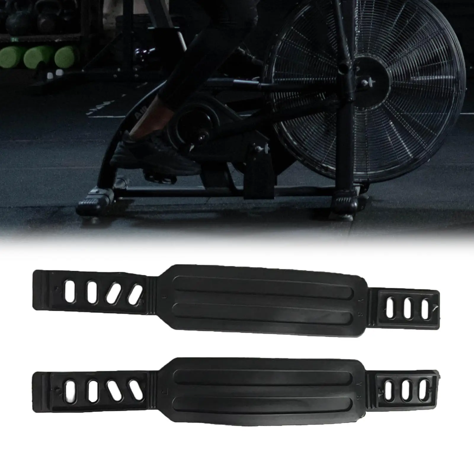 

Universal Exercise Bike Pedal Straps Adjustable Length Replacement Parts