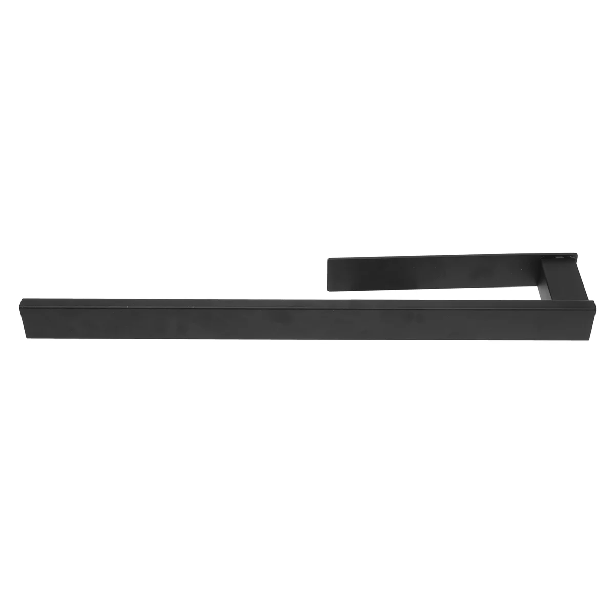 Stainless Steel Towel Rack - Self Adhesive No Punch Towel Rack 39cm Black Bathroom Toilet Towel Rack(Black)