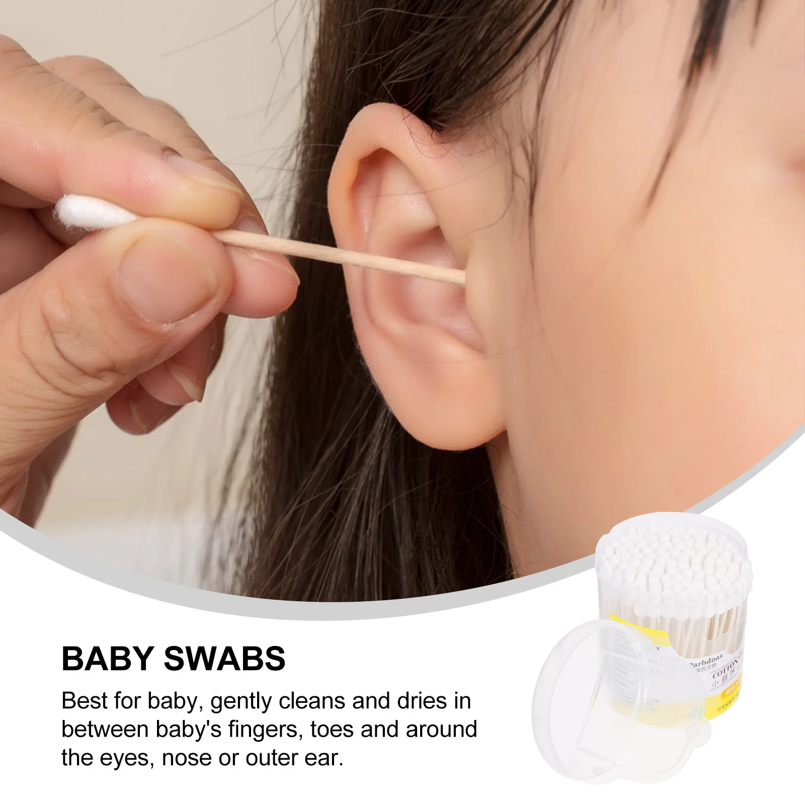 Buds Cotton Tipss for Kids Baby Care Cotton Swaps Home Beauty Accessories Earbuds Plug Earplugs Stuff Creative Safety Supplies