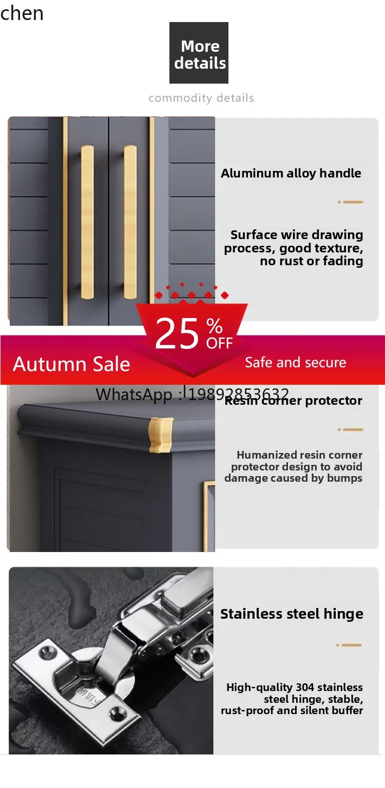 

all-aluminum alloy shoe cabinet outdoor balcony waterproof and sunscreen locker