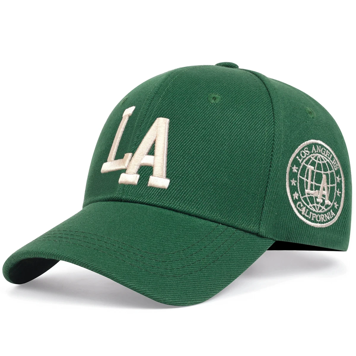 Bonés de beisebol snapback unissex com letras LA primavera e outono chapéus casuais ajustáveis ao ar livre chapéu protetor solar