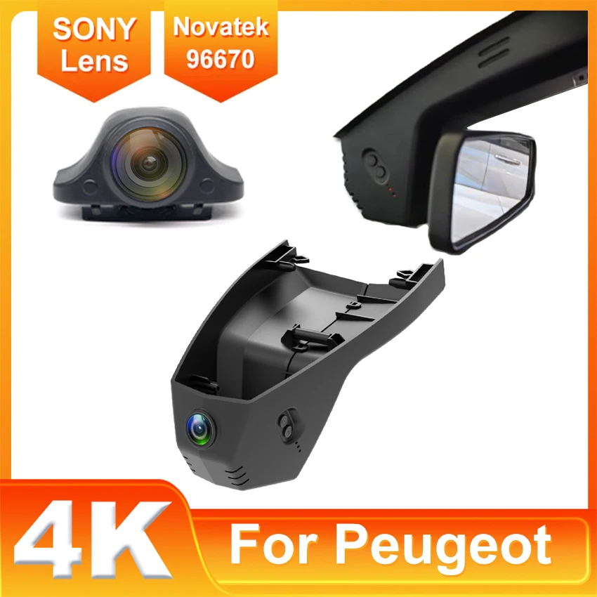 Dash Cam 4K for Peugeot 508 2nd Gen 2022 2021 2020 2019,Plug and Play Car DVR for Peugeot 508SW PSE SW Sport Engineered Berline