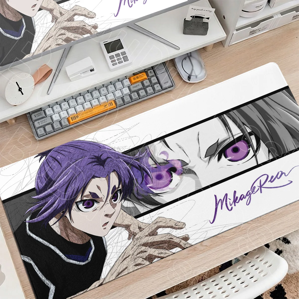 HD Printing Blue Lock Gamer Mouse Pad 1000x500mm Rubber Non-slip Mousepad for PC Desktop Decoration Speed Gaming Office Desk Mat