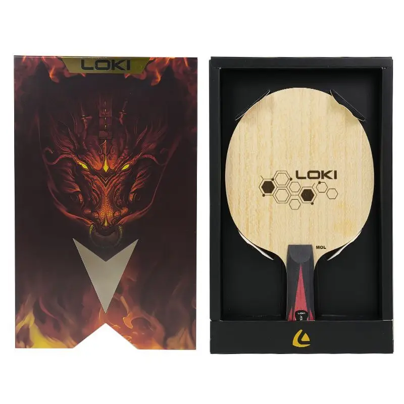 LOKI Gene-placa inferior de tenis de mesa de competición profesional, carbono externo Molecular, diseño especial Bayi, misma estructura