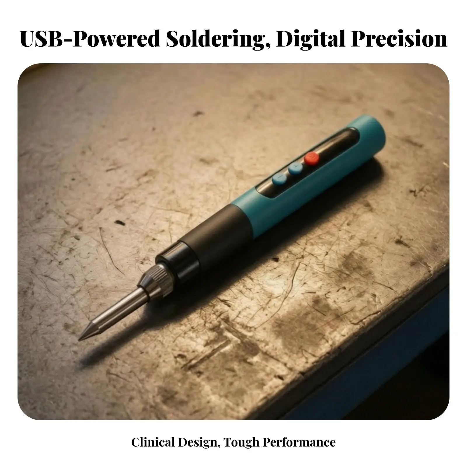 Rechargeable Soldering Iron | Adjustable Temperature Control, Ceramic Heating heating component, Soldering Iron with Digital