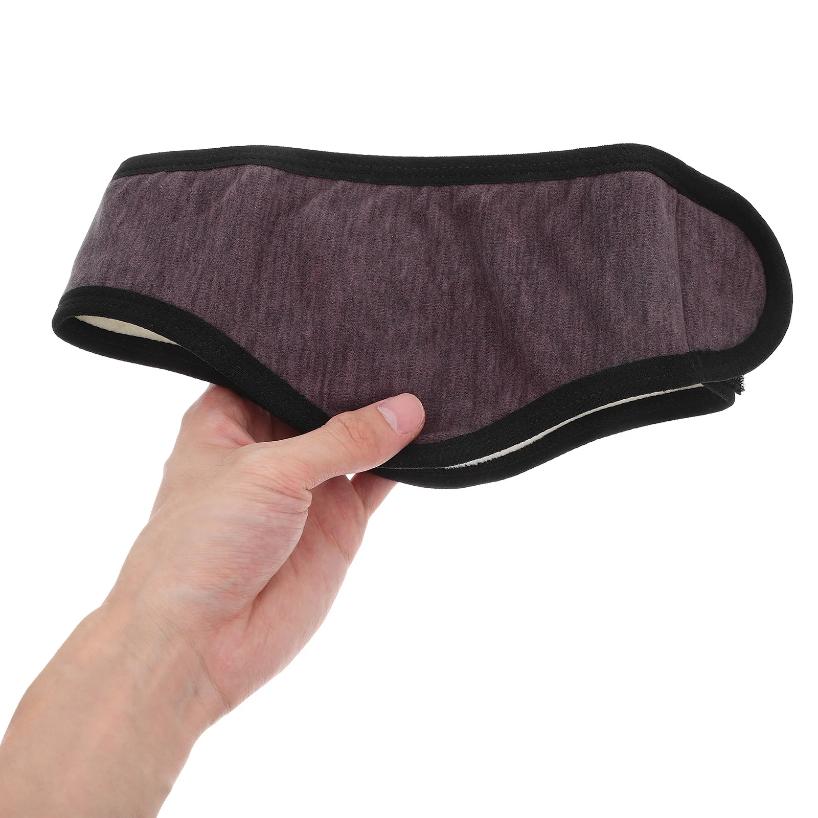 النوم غطاء للأذنين الشتاء النساء الرجال قابل للتعديل إفشل النوم إلغاء الضوضاء الدافئة صوف مبطن عقال لينة غطاء للأذن للجانب