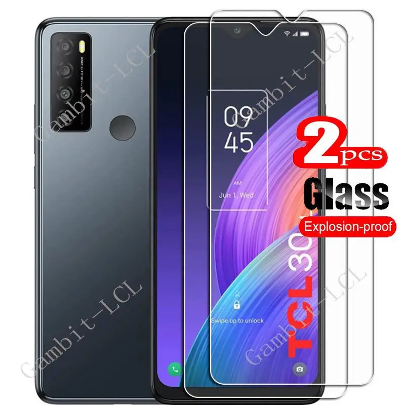 For TCL 30 XL Tempered Glass Protective ON TCL30XL TCL30 30XL 6.82Inch Screen Protector SmartPhone Cover Film