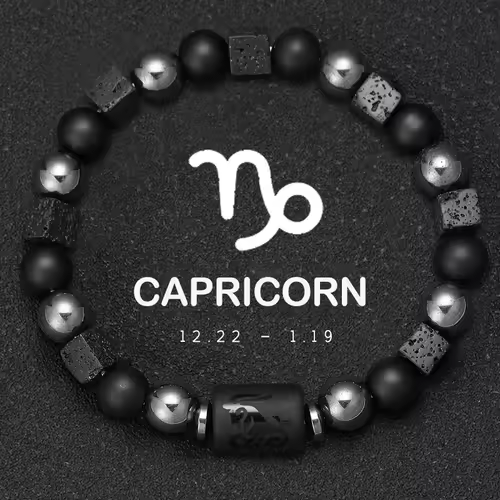 12 Zodiac Bracelets Natural Stone Cancer Virgo Leo Libra Bracelet Couples Friendship Gifts Bracelets jewelry pulsera hombre - Image 15