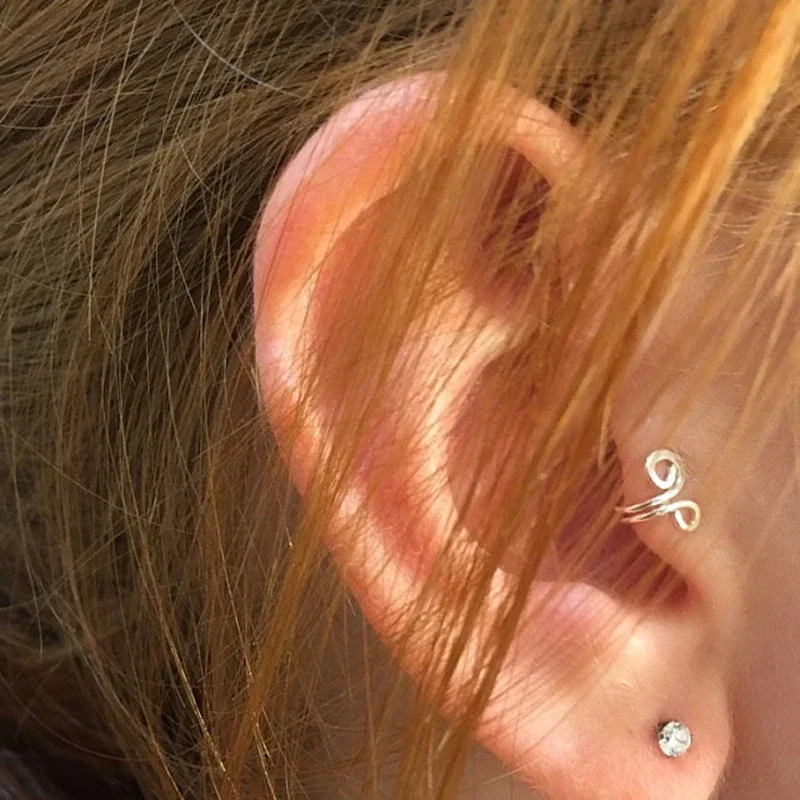 1 Pair Acupressure Earrings Non Piercing Flower Shape Women Fashion Japan Korean Clip Earrings New Y2k Jewelry Earring Wholesale