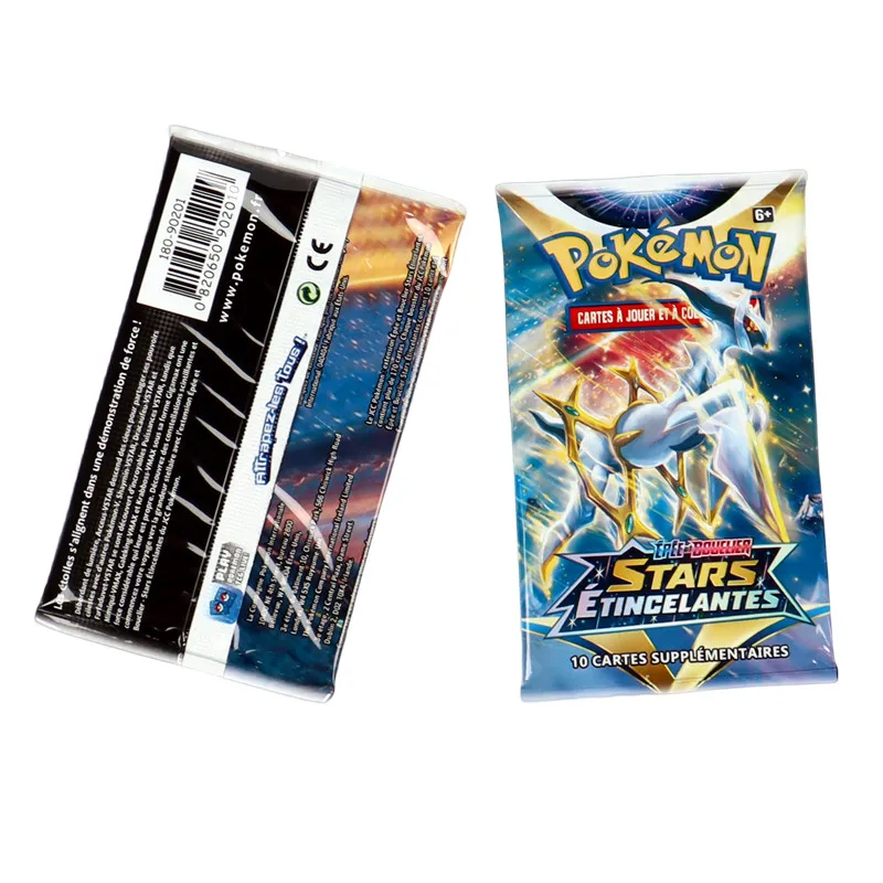 360Pcs French Pokemon Card Brilliant Stars Booster Box Pokémon Français Trading Card Game Collection Cards Toy