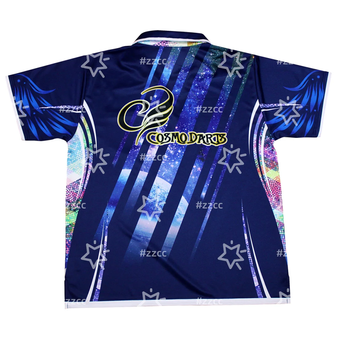 Cosmo Darts Replica Dart Polo Shirt Darts jersey Sports Leisure Dry Quickly Men's T-Shirt Children's Clothing Tee Y2k Woman